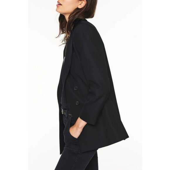 Ba&sh Bonjovi Jacket Black Size 2/ US 8 - Picture 3 of 8